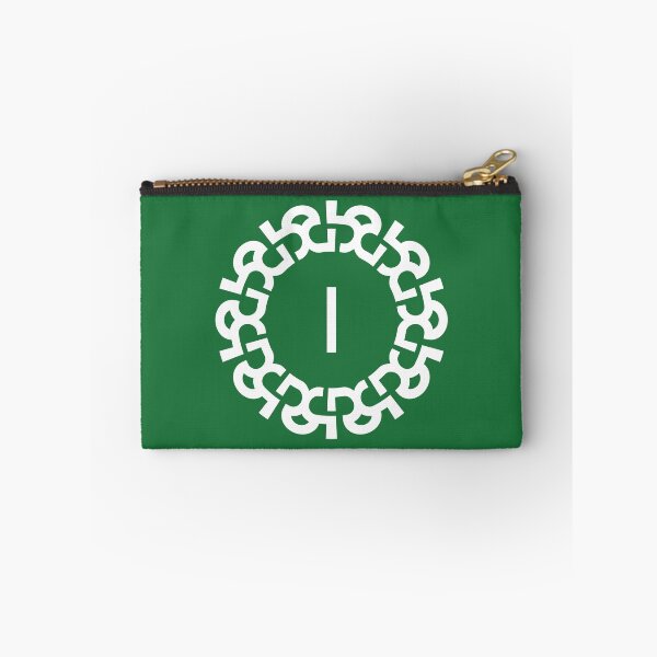 Item preview, Chain Link Letter I with Bold Geometric Emblem  designed and sold by rasagamastore.