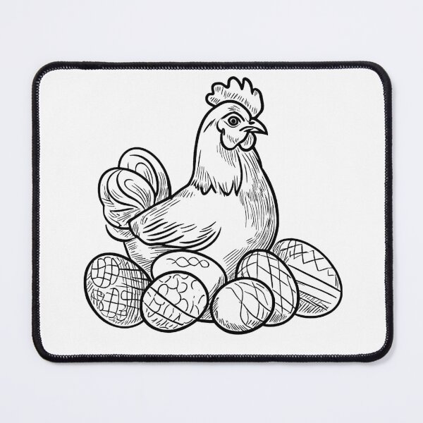 Item preview, Easter Egger Chicken a cute Easter Gift designed and sold by GeoSketchWear.