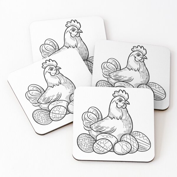 Item preview, Easter Egger﻿ Chicken a cute Easter Gift designed and sold by GeoSketchWear.