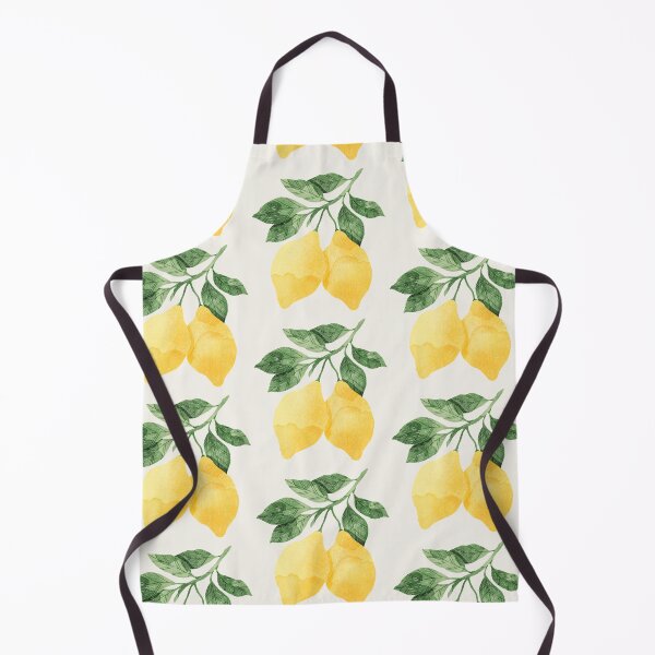 Item preview, Lemons illustration with green leaves designed and sold by helga-wigandt.