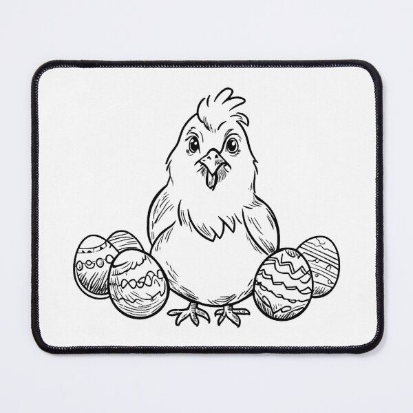 Item preview, Easter Egger Chicken a cute Easter Gift designed and sold by GeoSketchWear.