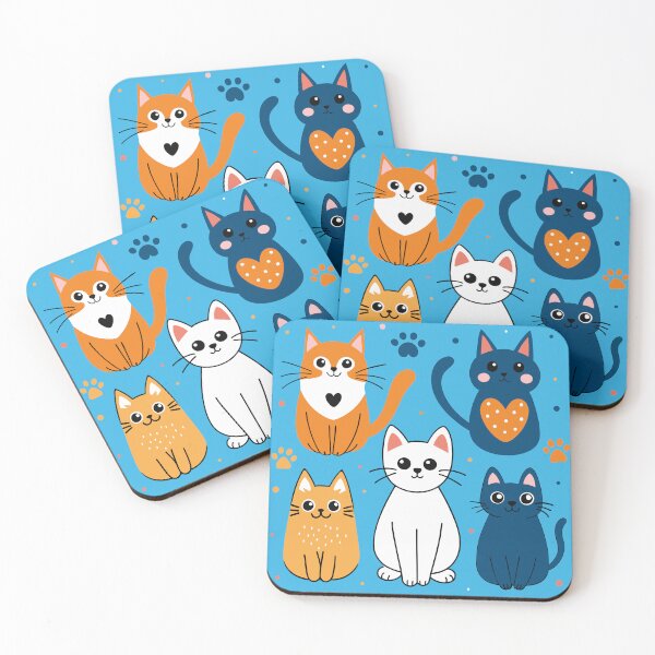 Item preview, five cats designed and sold by jkrphoto.