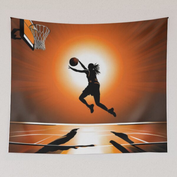 Item preview, Dynamic Basketball Dunk Art | Athlete in Action designed and sold by RaiyaTees.