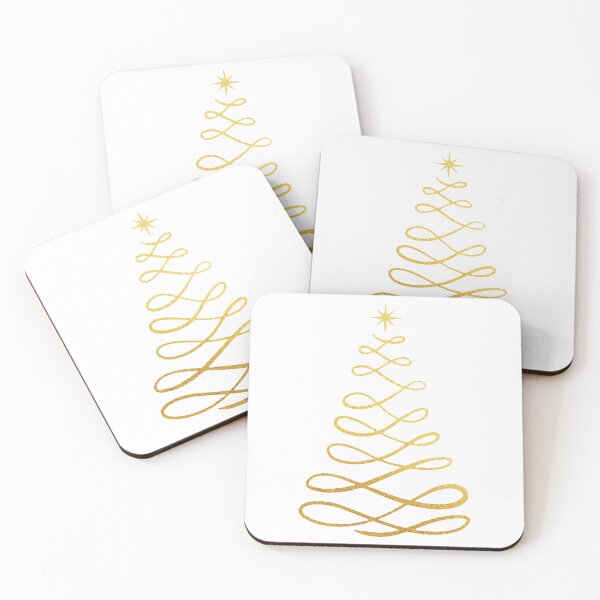 Item preview, árbol de navidad dorado designed and sold by Pinfinest.