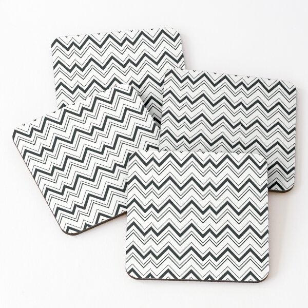 Item preview, Black zigzag lines  designed and sold by Akashdigiart.
