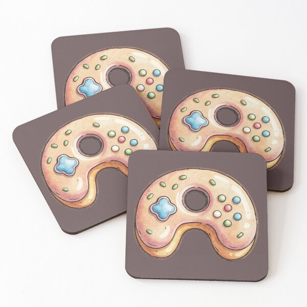 Item preview, video game controller doughnut designed and sold by jkrphoto.