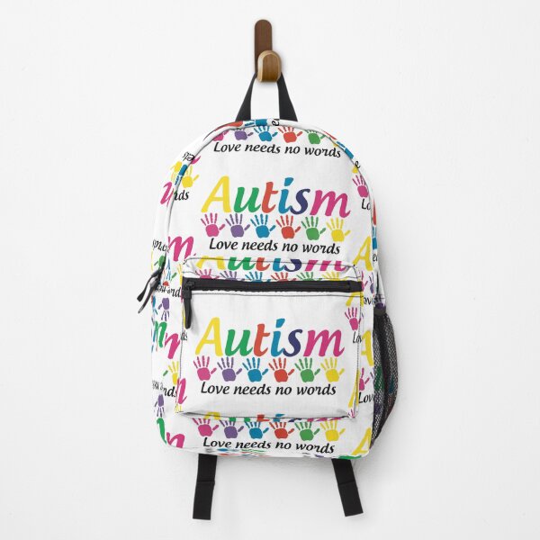 Item preview, Autism, Hands, Love Needs No Words, bottom designed and sold by TheSilentArtists.