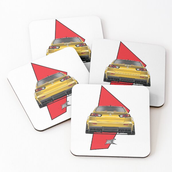 Item preview, mitsubishi lancer evoX wide rear yellow  designed and sold by NaquashM.