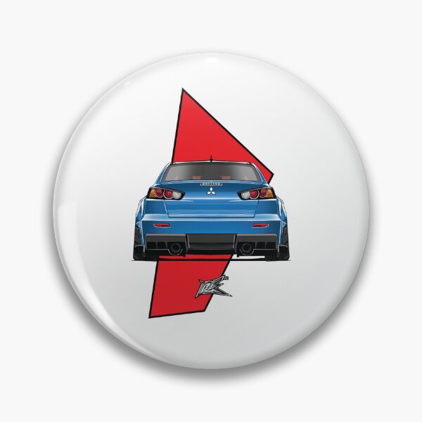 Item preview, mitsubishi lancer evoX wide rear blue  designed and sold by NaquashM.