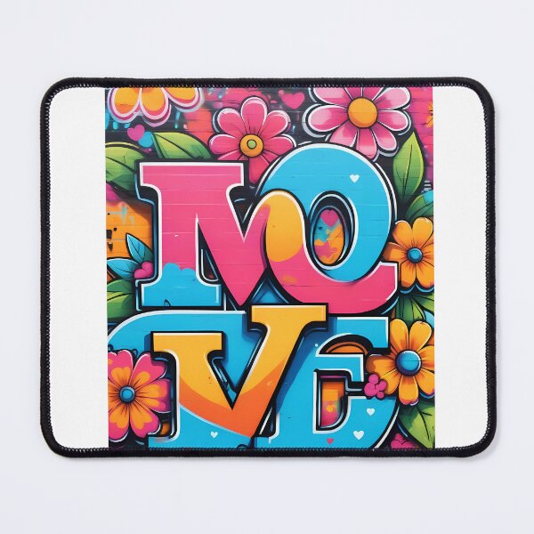 Item preview, Love graffiti flowers designed and sold by NolineXpression.