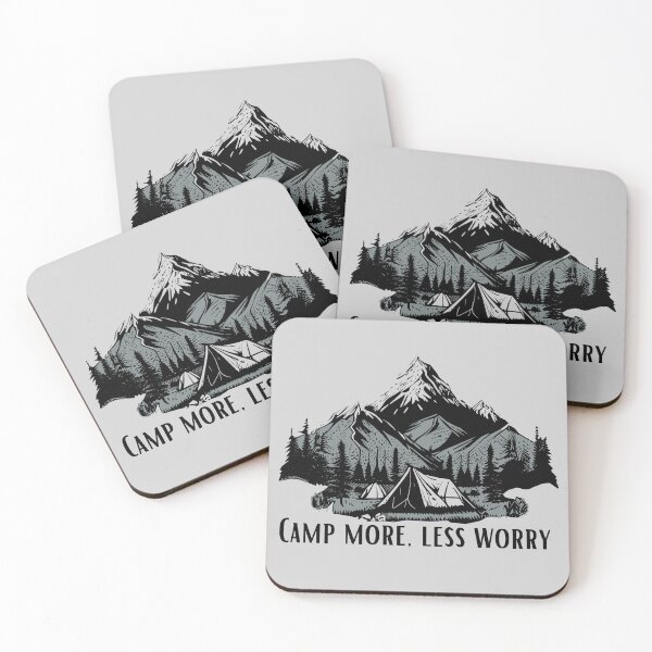 Item preview, Camp more, Less worry designed and sold by WildArtistry.