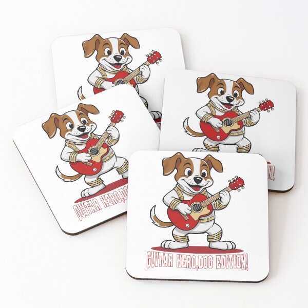 Item preview, Guitar Hero, Dog Edition! - Funny Dog Playing Guitar  designed and sold by SewRed.