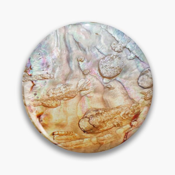 Item preview, IMAGE PRINT ONLY Mother of Pearl Art in Nature Abalone Shell At The Dinner Table in Cave designed and sold by Beachy.
