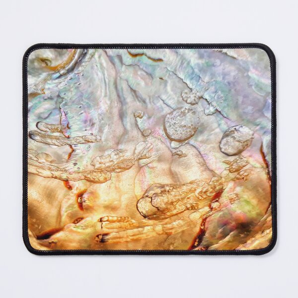 Item preview, IMAGE PRINT ONLY Mother of Pearl Art in Nature Abalone Shell At The Dinner Table in Cave designed and sold by Beachy.