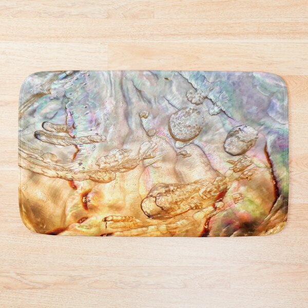 Item preview, IMAGE PRINT ONLY Mother of Pearl Art in Nature Abalone Shell At The Dinner Table in Cave designed and sold by Beachy.