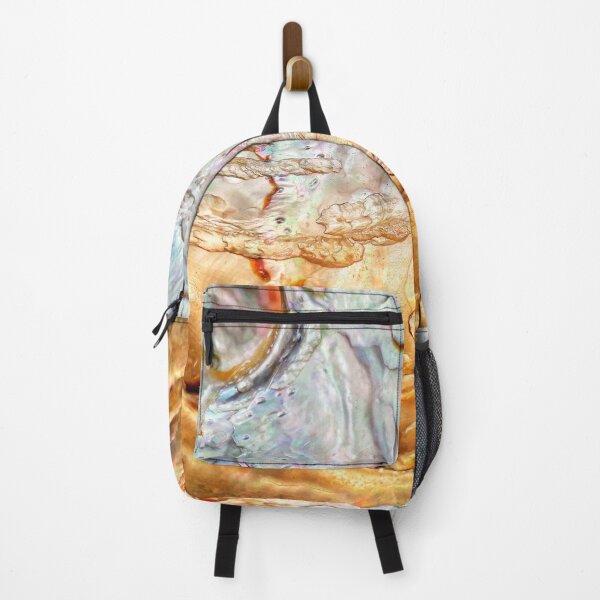 Item preview, IMAGE PRINT ONLY Mother of Pearl Art in Nature Abalone Shell At The Dinner Table in Cave designed and sold by Beachy.