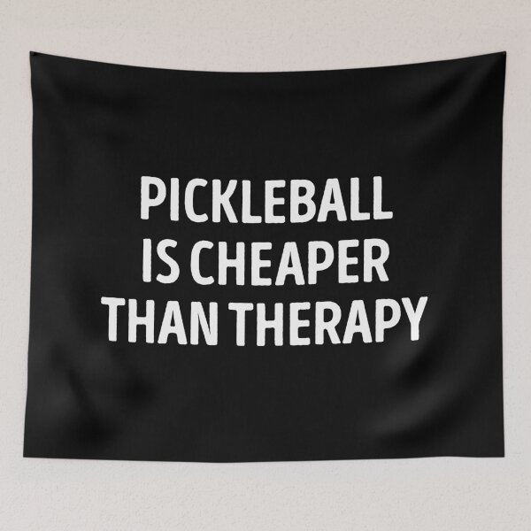 Item preview, Pickleball Is Cheaper Than Therapy Pickleball Lover designed and sold by WhistleCloset.