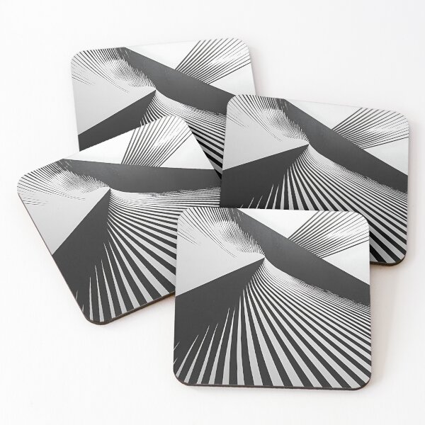 Item preview, Optical - Black & White Optical Pyramid designed and sold by KootenayDesigns.