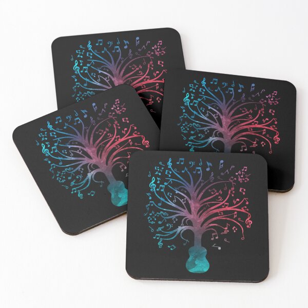 Item preview, Guitar Music Tree And Notes designed and sold by Primroaddesigns.