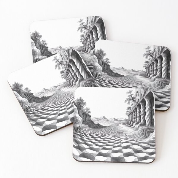 Item preview, Optical - Black & White Optical Temple designed and sold by KootenayDesigns.