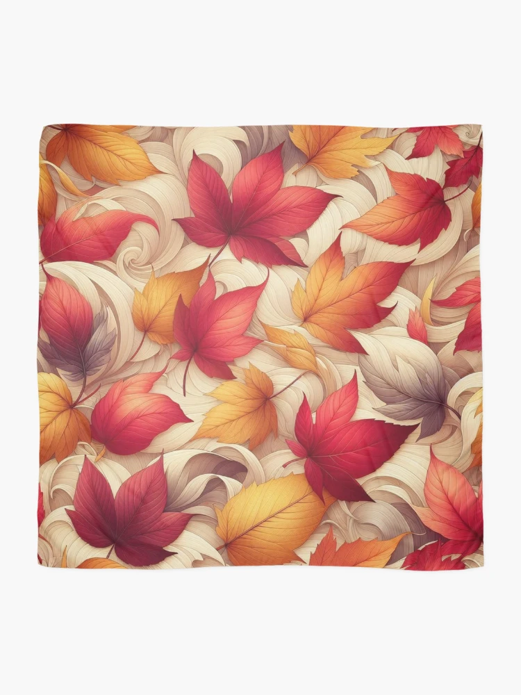 Thumbnail 2 of 3, Scarf, Autumn Pattern designed and sold by Rui Fernandes.