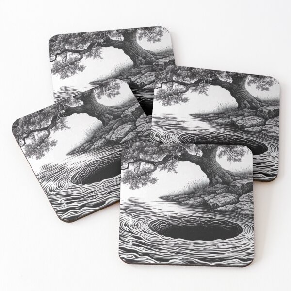 Item preview, Optical - Black & White Optical Whirlpool designed and sold by KootenayDesigns.