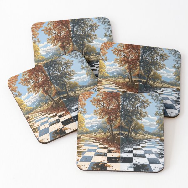 Item preview, Optical - Checker Forest designed and sold by KootenayDesigns.