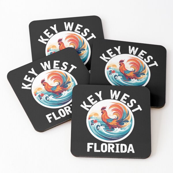 Item preview, Key West - Florida (with White Lettering) designed and sold by VelvetRoom.