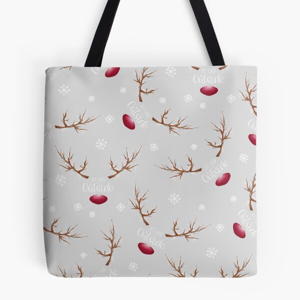 Item preview, Off white Christmas Rudolph, It’s cold outside designed and sold by milyblooms.