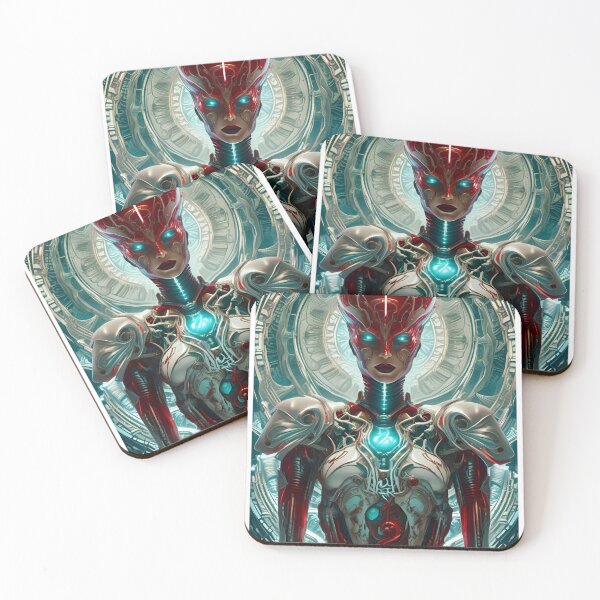 Item preview, Cyborg Queen - Sci Fi Art concept designed and sold by Delerat7.