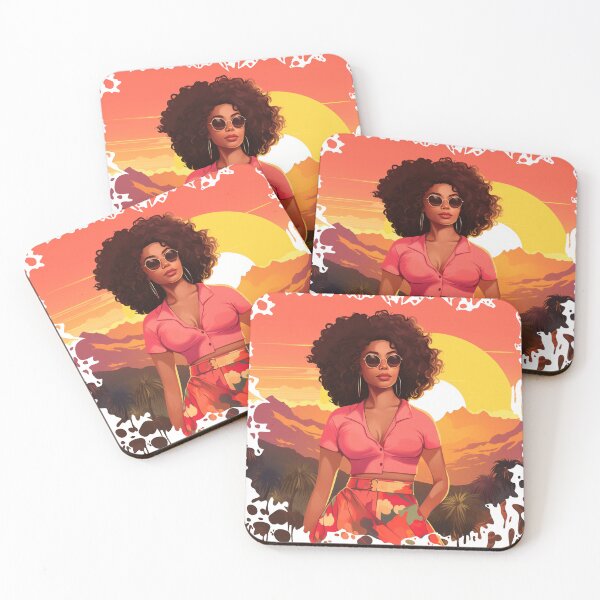 Item preview, Vibrant Vibes , Afro Woman designed and sold by digimart.