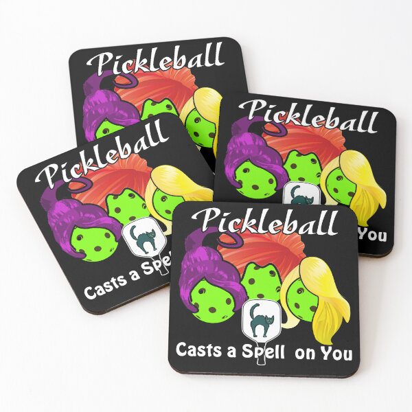 Item preview, Pickleball Sister Witches Cast A Spell On You Halloween Colorful designed and sold by GreenCarbon2112.