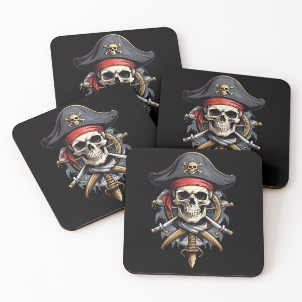 Item preview, Pirate Flag Skull Jolly Roger Pirate Costume designed and sold by LuminOrb.