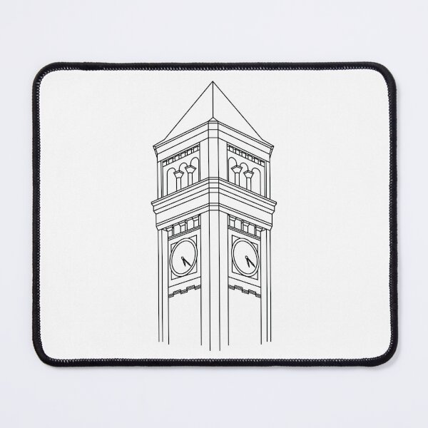 Item preview, Clocktower Line Art designed and sold by SkySlate.