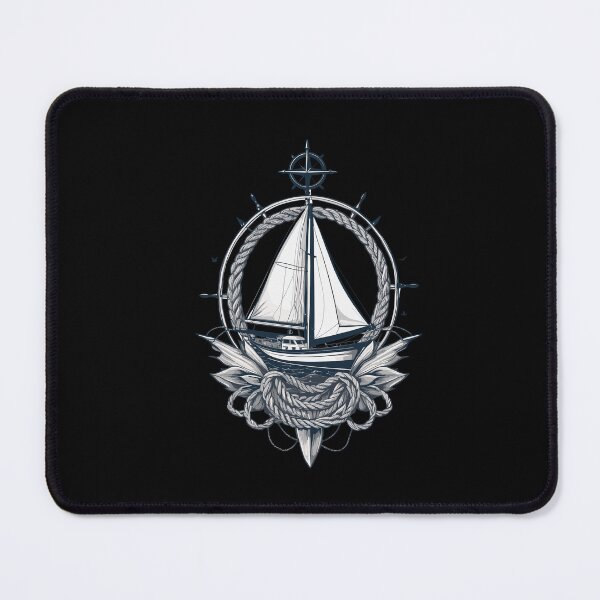 Item preview, Sailboat Compass Nautical Adventure designed and sold by LuminOrb.