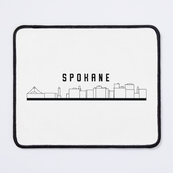 Item preview, Spokane Cityscape Line Art designed and sold by SkySlate.