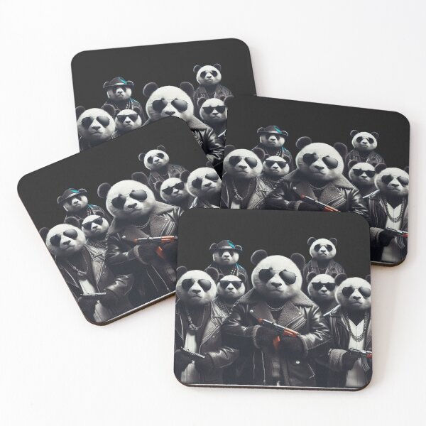 Artikelvorschau, die Bande der Pandas, Gangster-Pandas entworfen und verkauft von darlwolf.