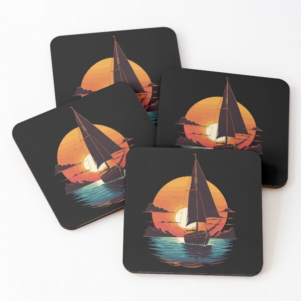 Item preview, Sailing Adventure Sunset Sea designed and sold by LuminOrb.