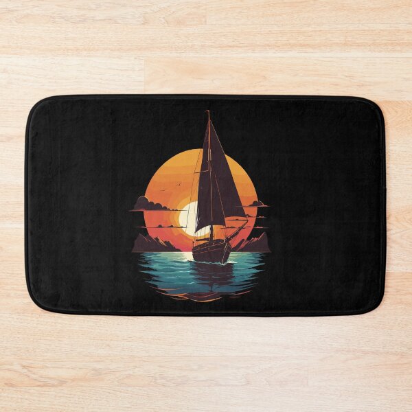 Item preview, Sailing Adventure Sunset Sea designed and sold by LuminOrb.