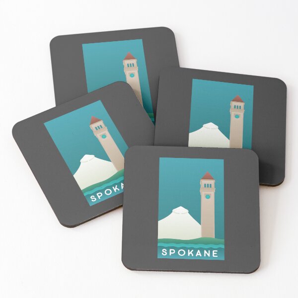 Item preview, Spokane Poster designed and sold by SkySlate.