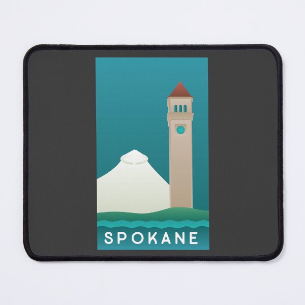 Item preview, Spokane Poster designed and sold by SkySlate.