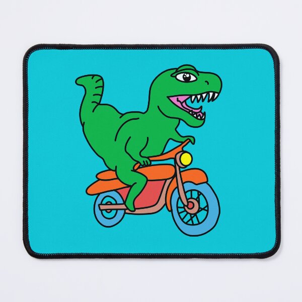 Item preview, Dinosaur on Motorcycle designed and sold by NOTSNIW ART.