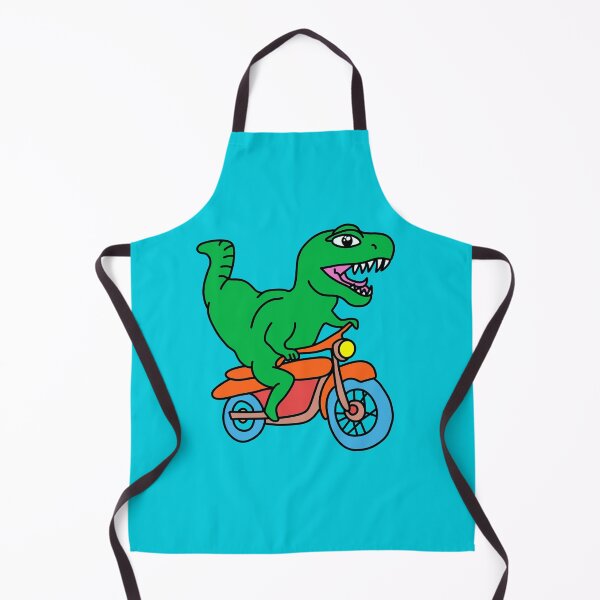 Item preview, Dinosaur on Motorcycle designed and sold by NOTSNIW ART.