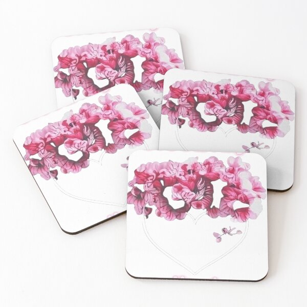 Item preview, Blooming Heart Floral Love Art designed and sold by AlienTechs.