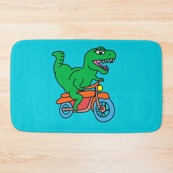 Item preview, Dinosaur on Motorcycle designed and sold by NOTSNIW ART.