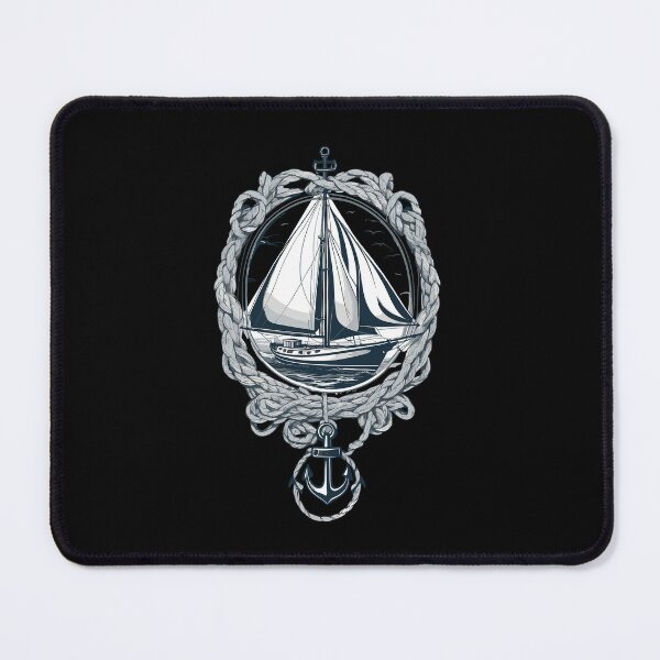 Item preview, Elegant Sailboat With Anchor designed and sold by LuminOrb.