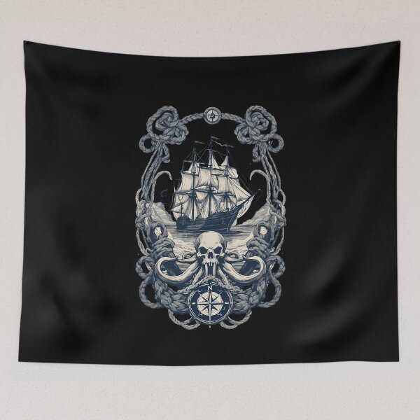 Item preview, Adventure On The High Seas With Pirate Ship designed and sold by LuminOrb.