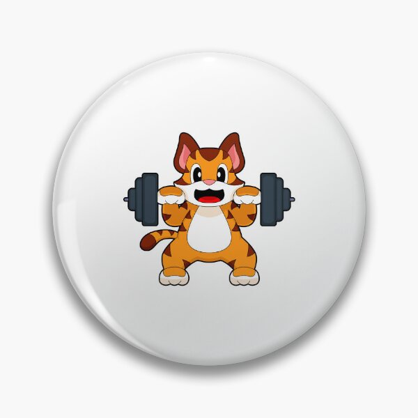 Artikelvorschau, Tiger Bodybuilder Hantel Bodybuilding entworfen und verkauft von Snabdesign84.