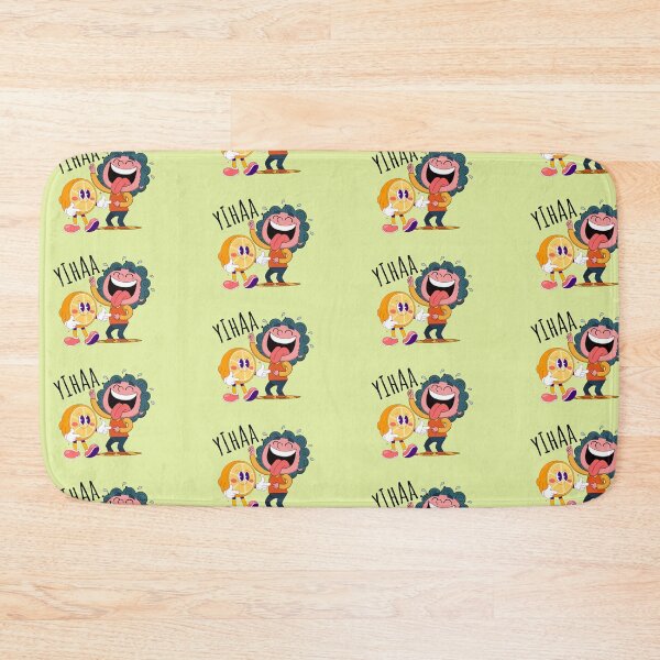 Item preview, Cute Cartoon Lemon and Laughing Boy with Curly Hair designed and sold by nada-art.