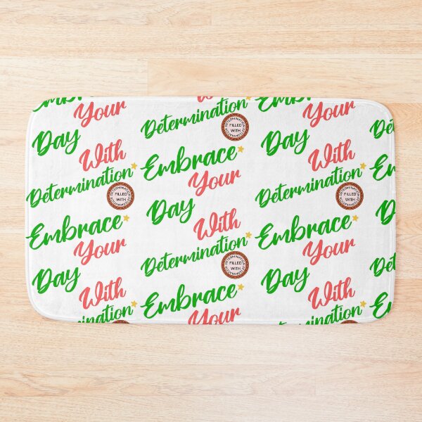 Item preview, Cute positive motivational gift of determination for all designed and sold by PrintSparkDesigns.